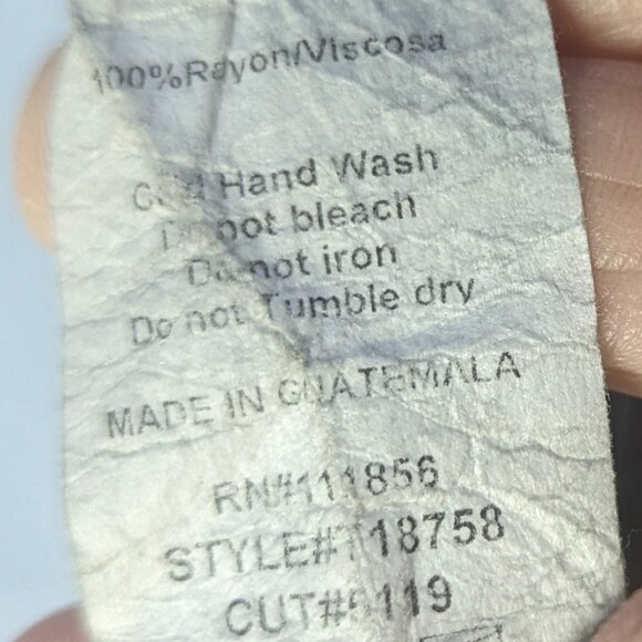 Cherish Size Large Off-Shoulder Gray Tie-Front - Picture 4 of 16